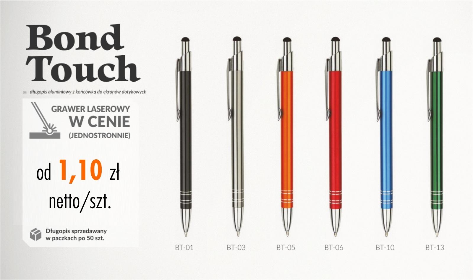 12 bond - Długopisy z grawerem