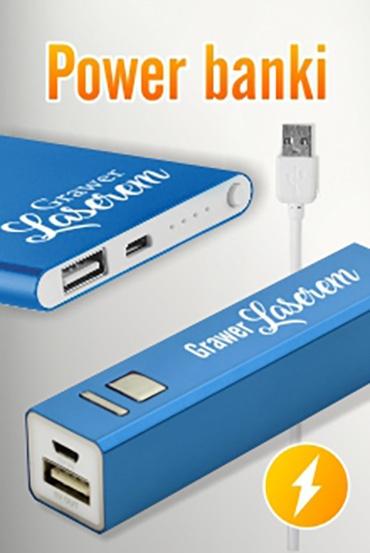 powerbanki z grawerem - Pamięci USB